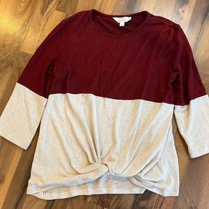 Market & Spruce mid sleeve lightweight sweater size medium